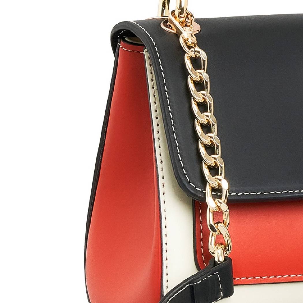 Multicolor Leather Crossbody Bag