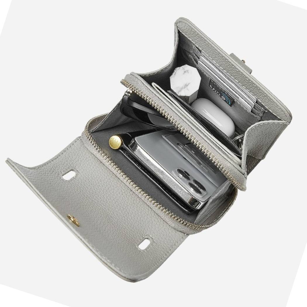Vegan Leather Phone Crossbody Bag