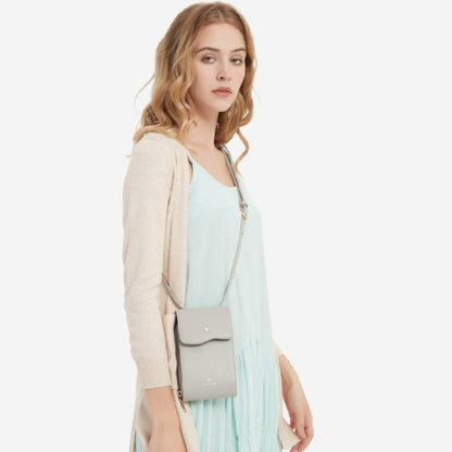 Vegan Leather Phone Crossbody Bag