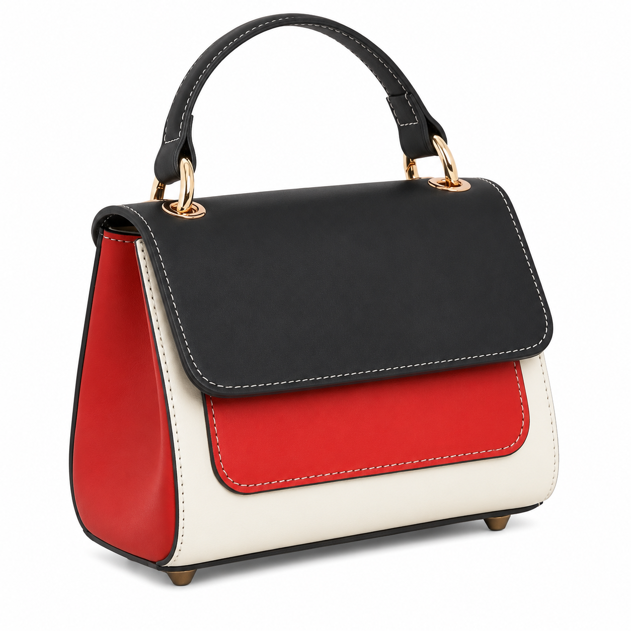 Multicolor Leather Crossbody Bag