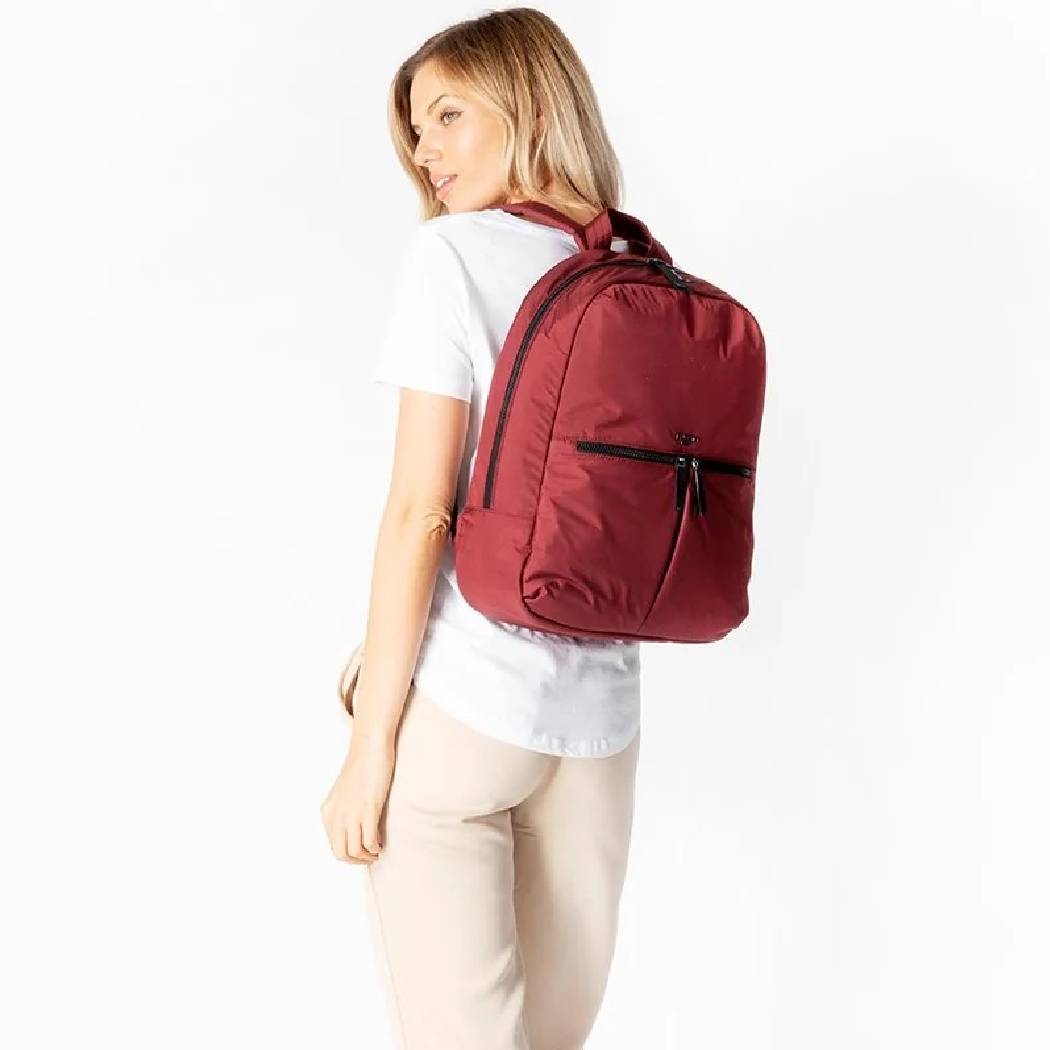Slimline Laptop Backpack - Red Brick