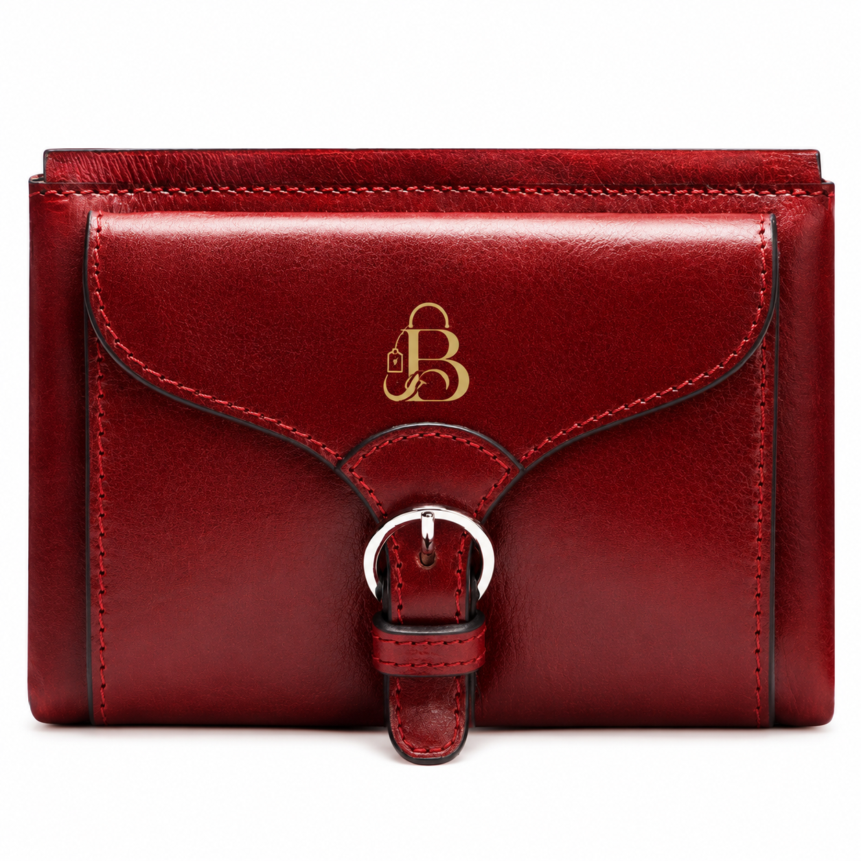 Red Leather Crossbody Bag & Clutch