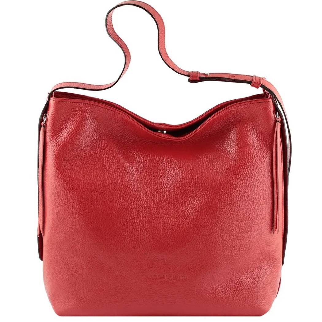 Soft Red Leather Shoulder bag