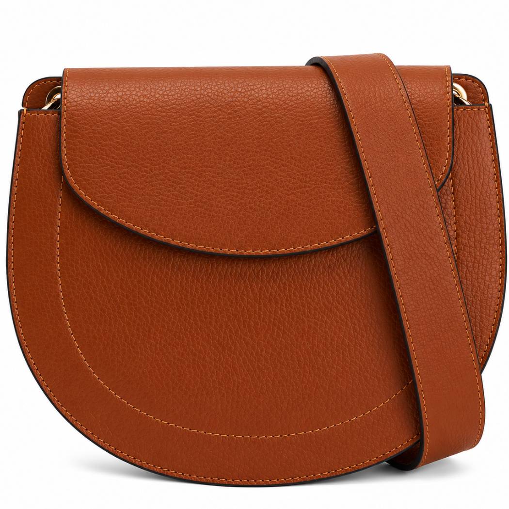 Premium Brown Leather Cross body bag