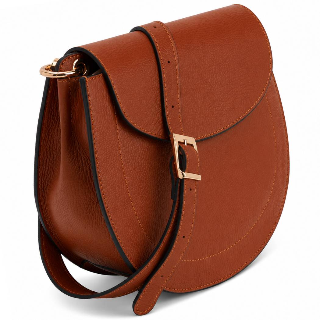 Premium Brown Leather Cross body bag