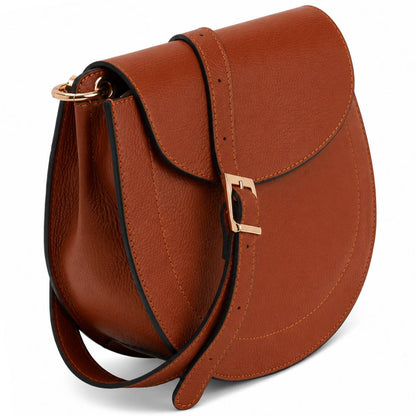Premium Brown Leather Cross body bag