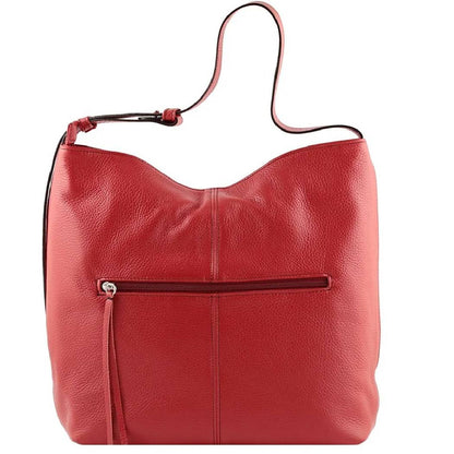 Soft Red Leather Shoulder bag