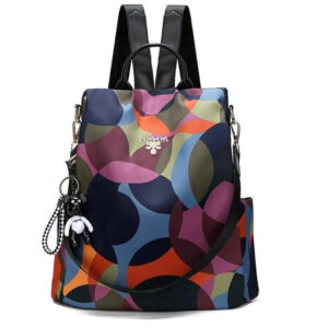 Anti-Theft Travel Backpack with Back-Zip Security