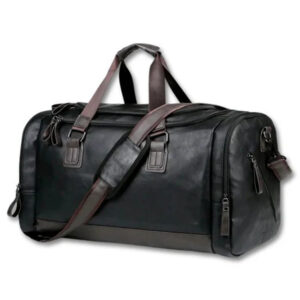 Harrison Genuine Leather Men’s Weekender Travel Gym Duffle Bag