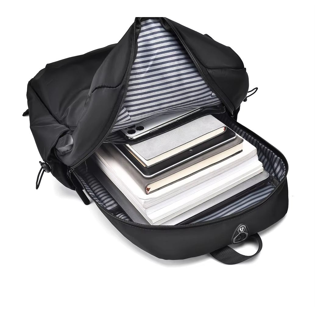 Men’s Compact Laptop Backpack with Multiple Pockets for Travel - Image 6